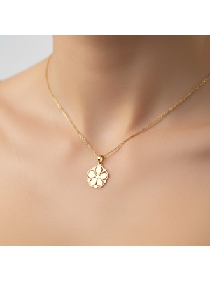 TabiTela 14 ayar altın kolye ucu Mandela   GM4746 0.5 gr