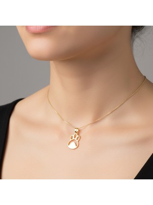 TabiTela 14 ayar altın kolye ucu pati   GM4794 1 gr