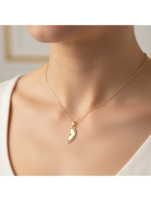 TabiTela 8 ayar altın kolye ucu arı GM6477 0.5 gr