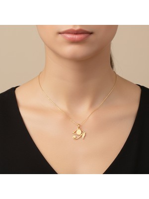 TabiTela 14 ayar altın kolye ucu Horus'un Gözü   GM6754 0.5 gr