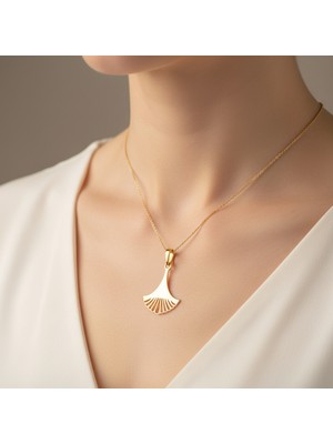 TabiTela 14 ayar altın kolye ucu deniz borusu kabuğu   GM4295 0.5 gr