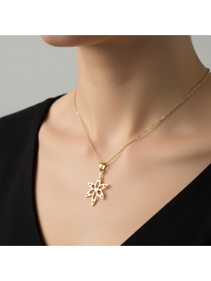 TabiTela 14 ayar altın kolye ucu balık yıldızı   GM4649 1 gr