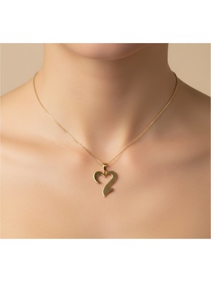 TabiTela 8 ayar altın kolye ucu "Z"harfi GM6253 1 gr