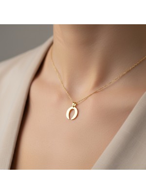 TabiTela 14 ayar altın kolye ucu nal   GM3965 1 gr