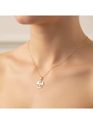 Tabitela 8 Ayar Altın Kolye Ucu Ejderha   GM4548 1 gr