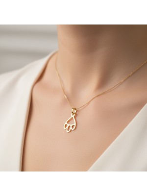 TabiTela 14 ayar altın kolye ucu pati   GM4796 1 gr