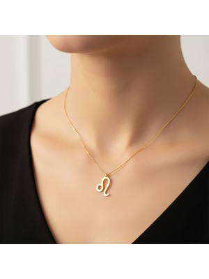 Tabitela 14 Ayar Altın Kolye Ucu Aslan   GM3137 1 gr