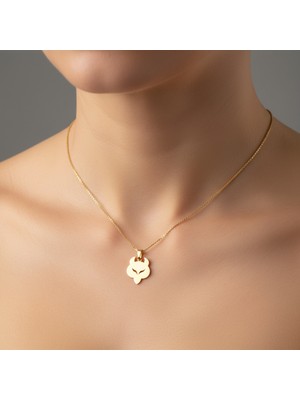 TabiTela 14 ayar altın kolye ucu şeytan GM6750 1 gr