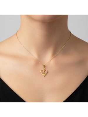 TabiTela 14 ayar altın kolye ucu çapa   GM6369 1 gr