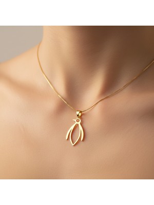 TabiTela 8 ayar altın kolye ucu penguen   GM7712 0.5 gr