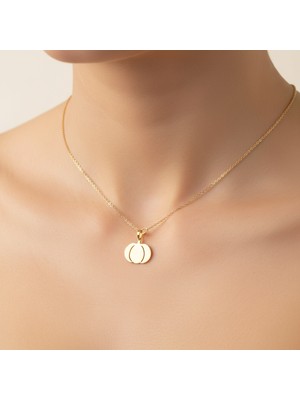 TabiTela 8 ayar altın kolye ucu bal kabağı   GM7854 0.5 gr