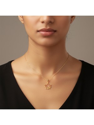 TabiTela 14 ayar altın kolye ucu çapa   GM6376 1 gr