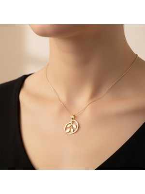 Tabitela 8 Ayar Altın Kolye Ucu Dal   GM6872 1 gr