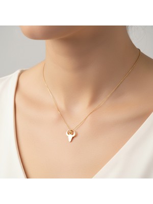 Tabitela 8 Ayar Altın Kolye Ucu Boğa   GM8216 1 gr