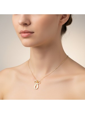 Tabitela 8 Ayar Altın Kolye Ucu Fare   GM7603 0.5 gr