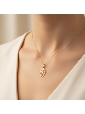 TabiTela 8 ayar altın kolye ucu maske   GM7476 0.5 gr