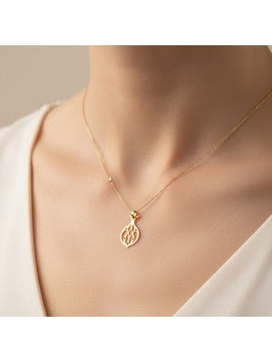 Tabitela 8 Ayar Altın Kolye Ucu Nar GM7827 1 gr