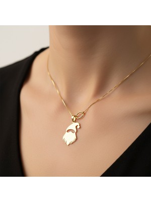 TabiTela 8 ayar altın kolye ucu noel baba GM7956 0.5 gr