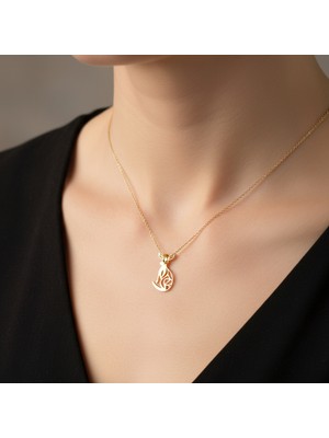 Tabitela 8 Ayar Altın Kolye Ucu Kanguru   GM7225 0.5 gr