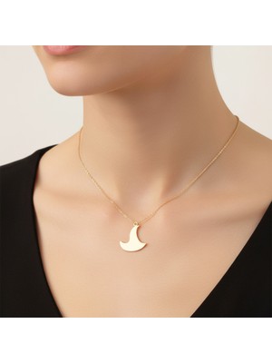 TabiTela 8 ayar altın kolye ucu cadı şapkası   GM8502 0.5 gr