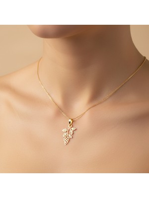 TabiTela 8 ayar altın kolye ucu üzüm GM8896 1 gr