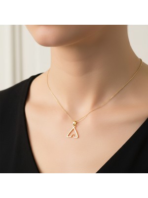 TabiTela 14 ayar altın kolye ucu kamp GM8951 1 gr