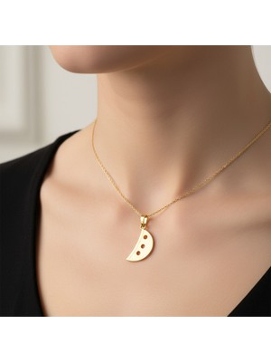 TabiTela 8 ayar altın kolye ucu karpuz GM8543 0.5 gr