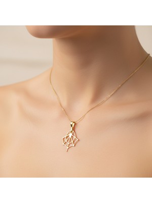 TabiTela 8 ayar altın kolye ucu örümcek GM9023 0.5 gr