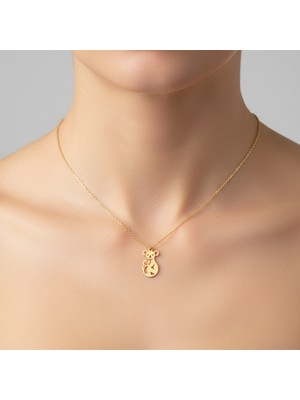 TabiTela 8 ayar altın kolye ucu koala   GM7273 0.5 gr