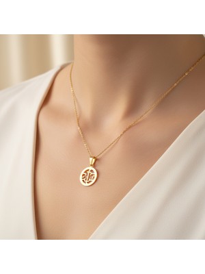 TabiTela 14 ayar altın kolye ucu Çin parası GM9152 1 gr