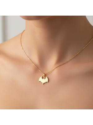 TabiTela 8 ayar altın kolye ucu Batman GM9171 1 gr