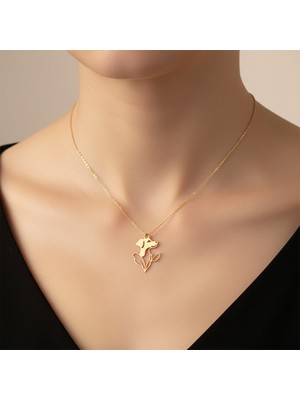 TabiTela 14 ayar altın kolye ucu köpek GM9075 1 gr