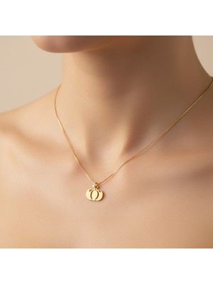 TabiTela 8 ayar altın kolye ucu bal kabağı   GM7847 1 gr