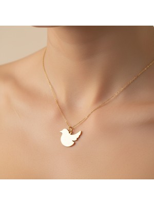 TabiTela 14 ayar altın kolye ucu Martı   GM7990 1 gr