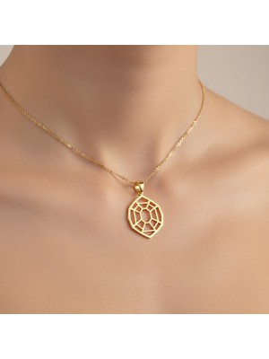 TabiTela 14 ayar altın kolye ucu örümcek GM9012 1 gr