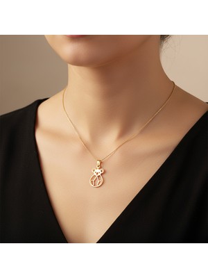 TabiTela 8 ayar altın kolye ucu koala   GM7274 0.5 gr