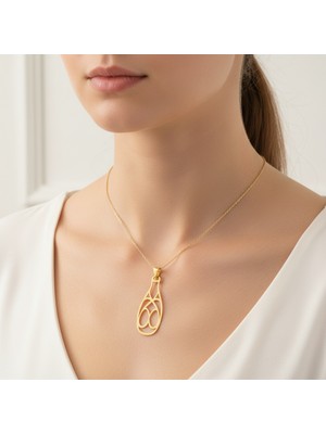 TabiTela 8 ayar altın kolye ucu biberon GM8830 1 gr