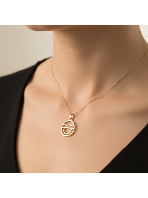 TabiTela 14 ayar altın kolye ucu gülen yüz GM8069 0.5 gr