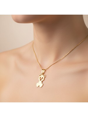 TabiTela 8 ayar altın kolye ucu panda   GM7742 1 gr