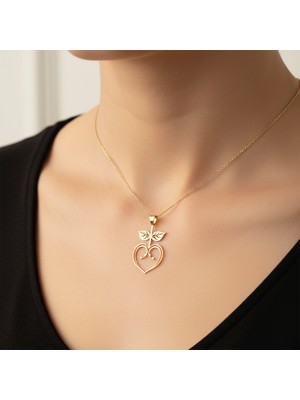 TabiTela 14 ayar altın kolye ucu kiraz GM8606 1 gr