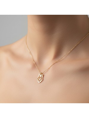 TabiTela 8 ayar altın kolye ucu baykuş   GM7687 1 gr