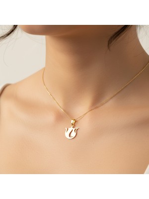 TabiTela 8 ayar altın kolye ucu Çaydanlık GM9108 0.5 gr