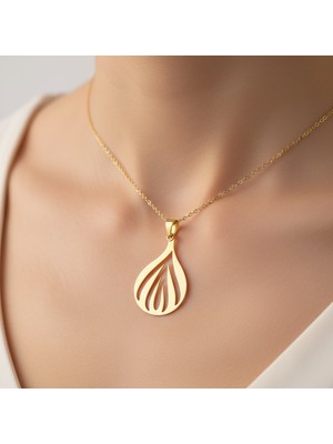 Tabitela 8 Ayar Altın Kolye Ucu Deniz Borusu Kabuğu   GM8338 0.5 gr