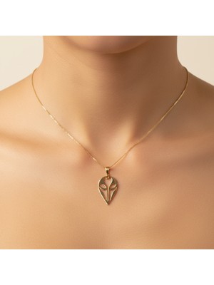 Tabitela 8 Ayar Altın Kolye Ucu Maske   GM7488 1 gr