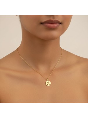 TabiTela 8 ayar altın kolye ucu güzel tasarımlar GM7370 1 gr