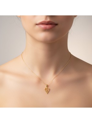 TabiTela 14 ayar altın kolye ucu üzüm GM8885 1 gr