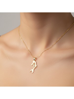 Tabitela 8 Ayar Altın Kolye Ucu Balık GM8974 1 gr