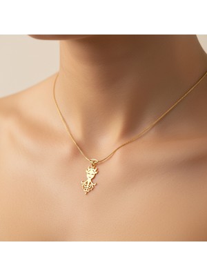 Tabitela 8 Ayar Altın Kolye Ucu Başak   GM8413 0.5 gr