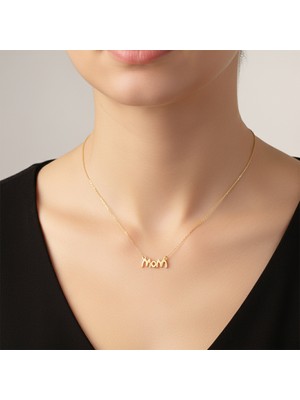 TabiTela 8 ayar altın kolye ucu Anne GM9192 1 gr