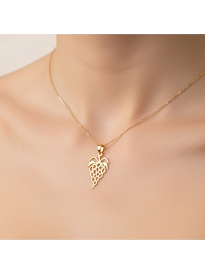 TabiTela 8 ayar altın kolye ucu üzüm GM8884 1 gr